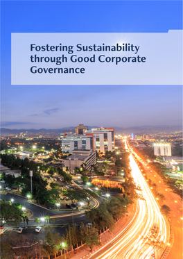 Fostering Sustainability Through Good Corporate Governance CORPORATE GOVERNANCE