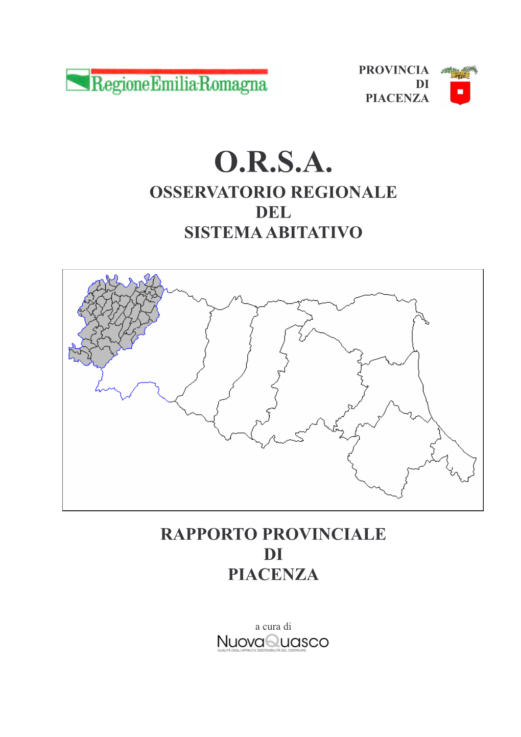 Rapporto Provinciale Di Piacenza