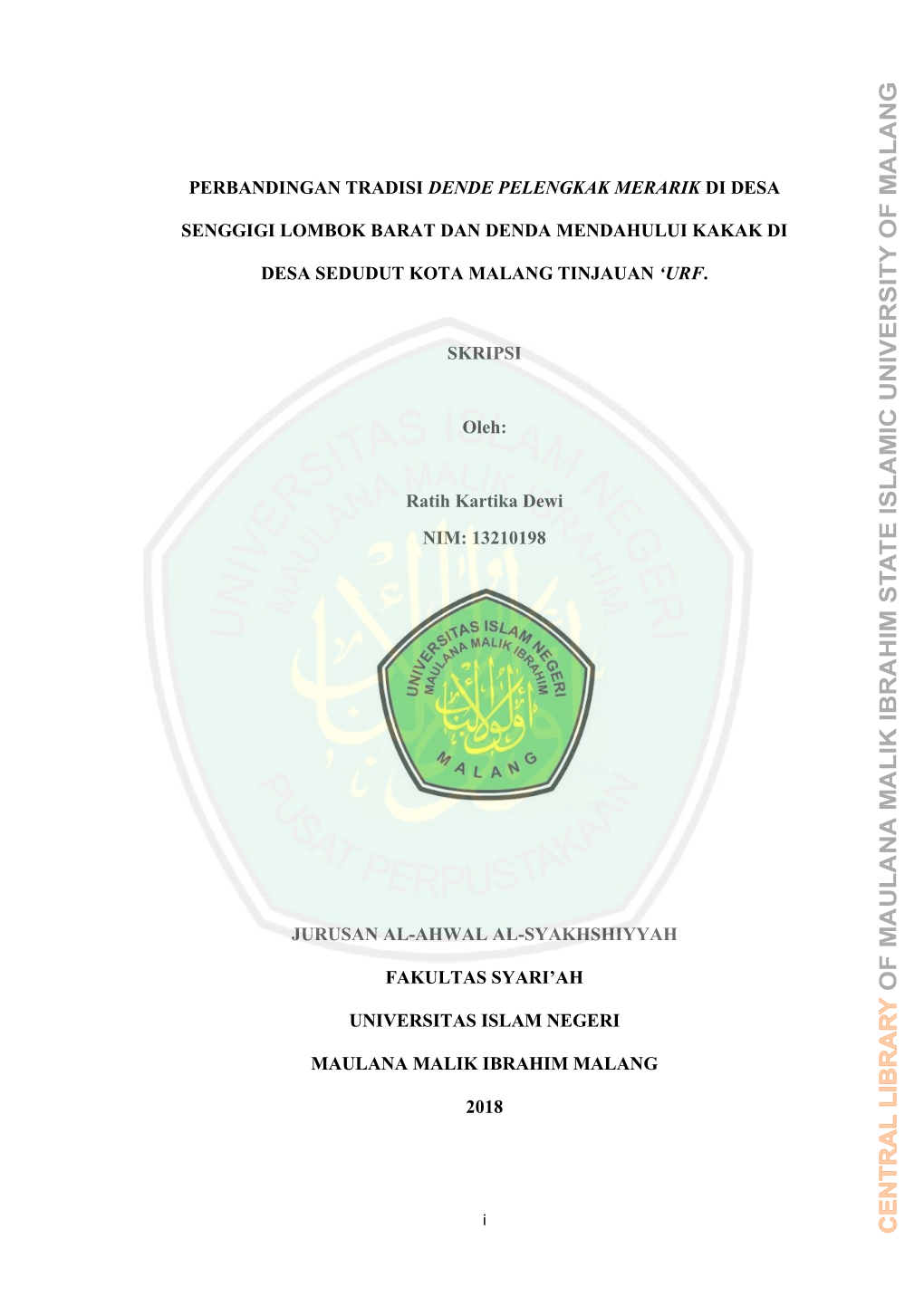 Perbandingan Tradisi Dende Pelengkak Merarik Di Desa