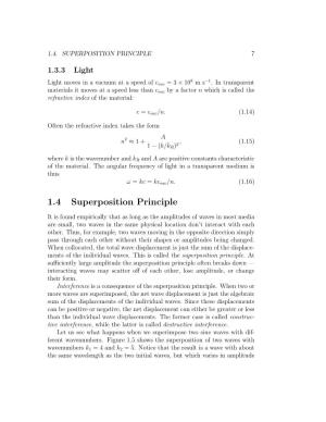 1.4 Superposition Principle