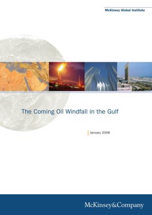 The Coming Oil Windfall in the Gulf