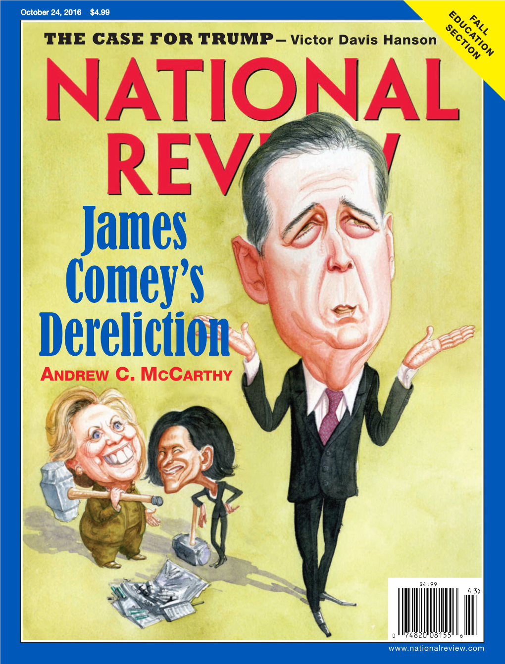 James Comey's Dereliction