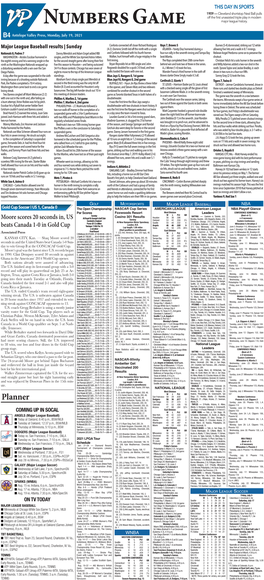 Numbers Game Major League History