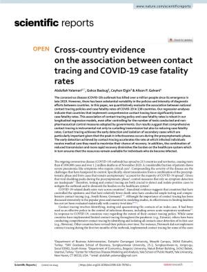 Cross-Country Evidence on the Association Between Contact Tracing