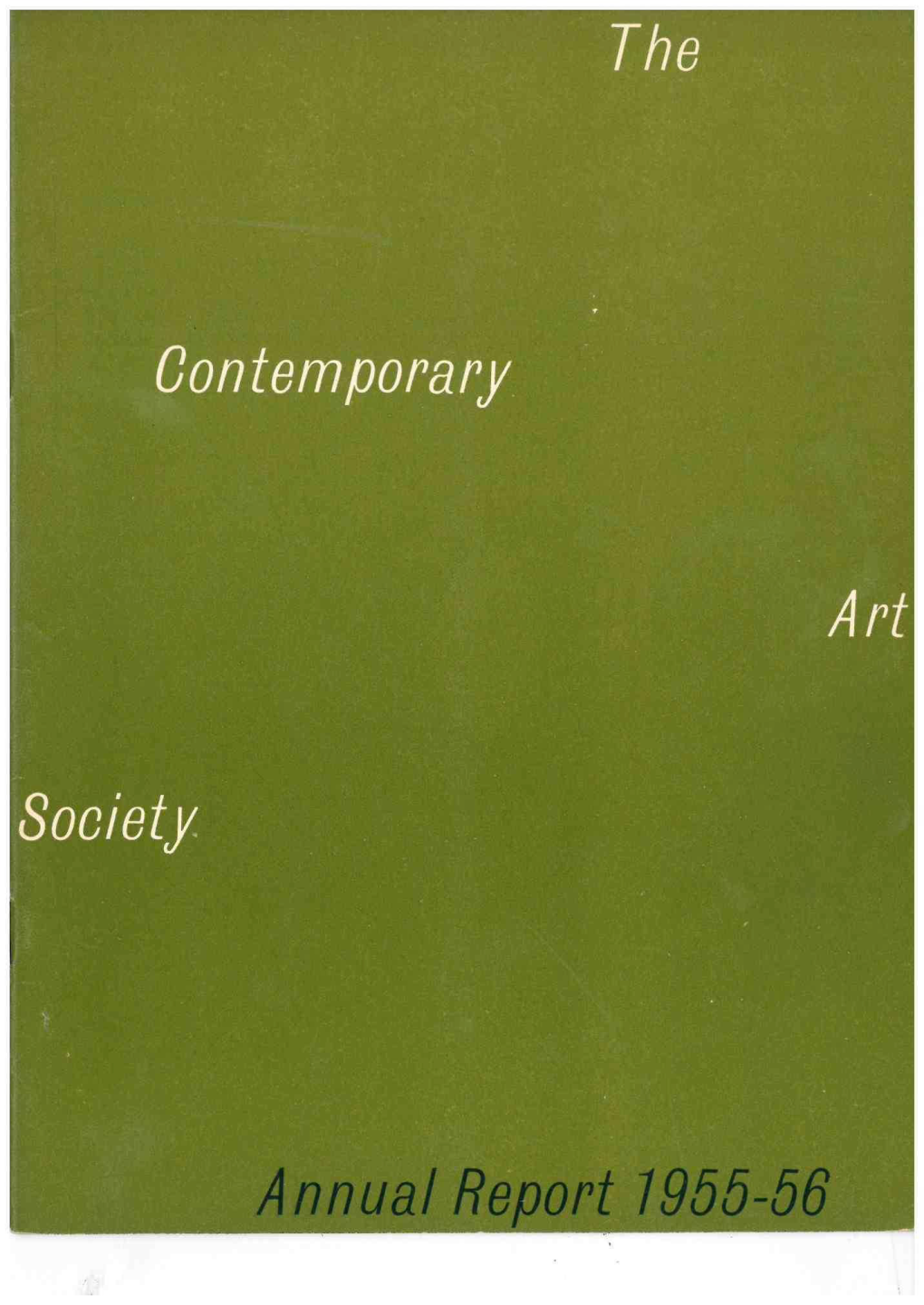 Contemporary Art Society Annual Report 1955-56