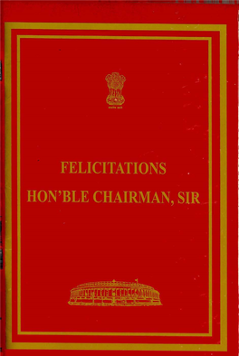 Felicitations Hon'ble Chairman Sir, 2006 Edition