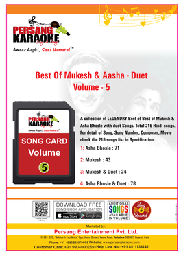Best of Mukesh & Aasha