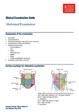 Abdominal Examination