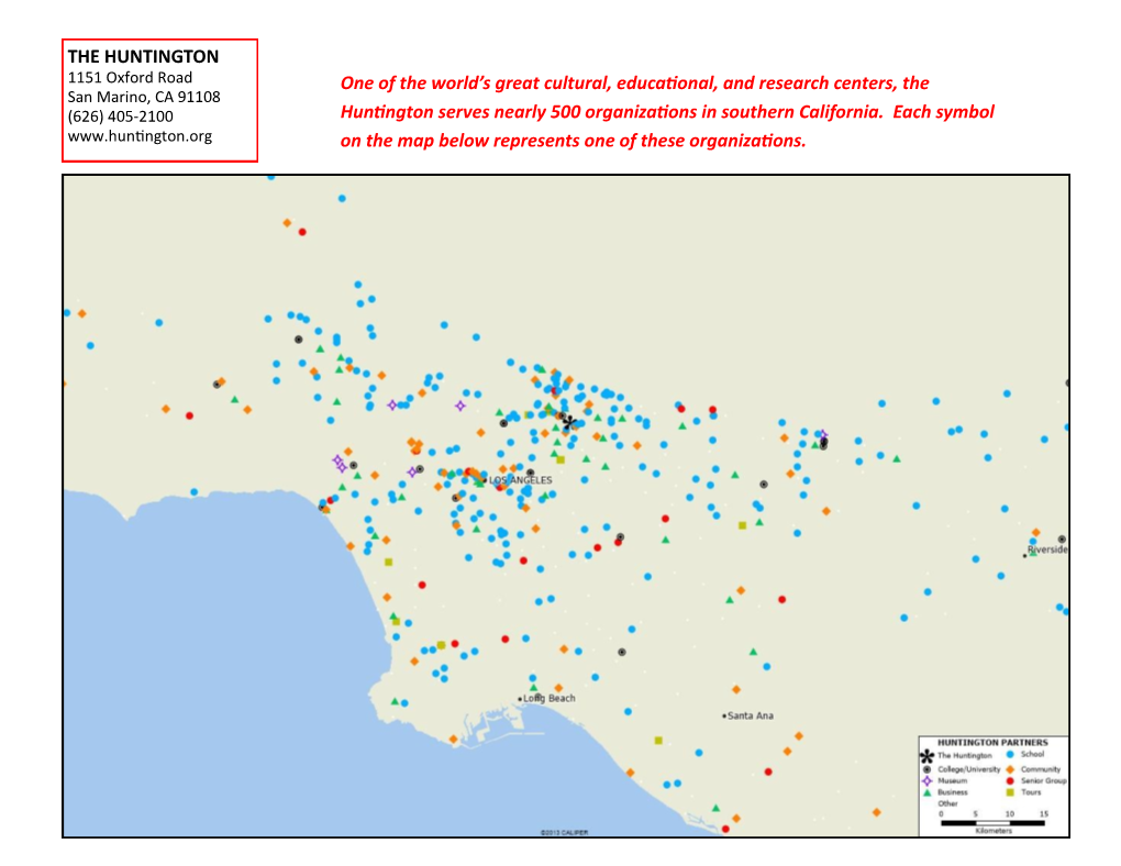 THE HUNTINGTON One of the World's Great Cultural, Educational, And