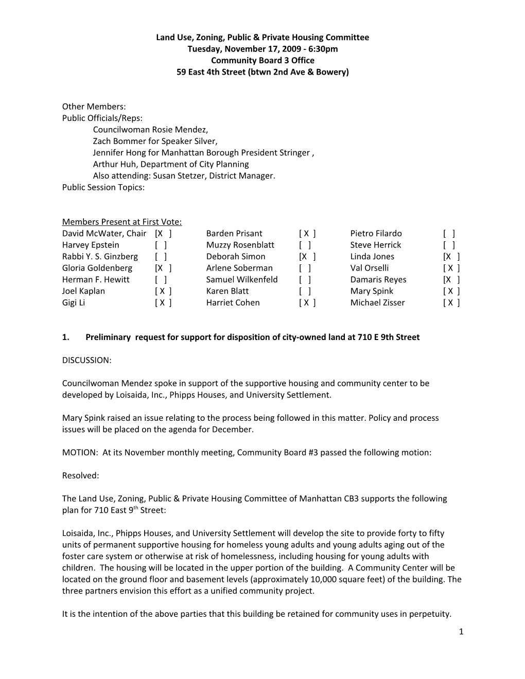 Housing, Land Use, Zoning, NYCHA