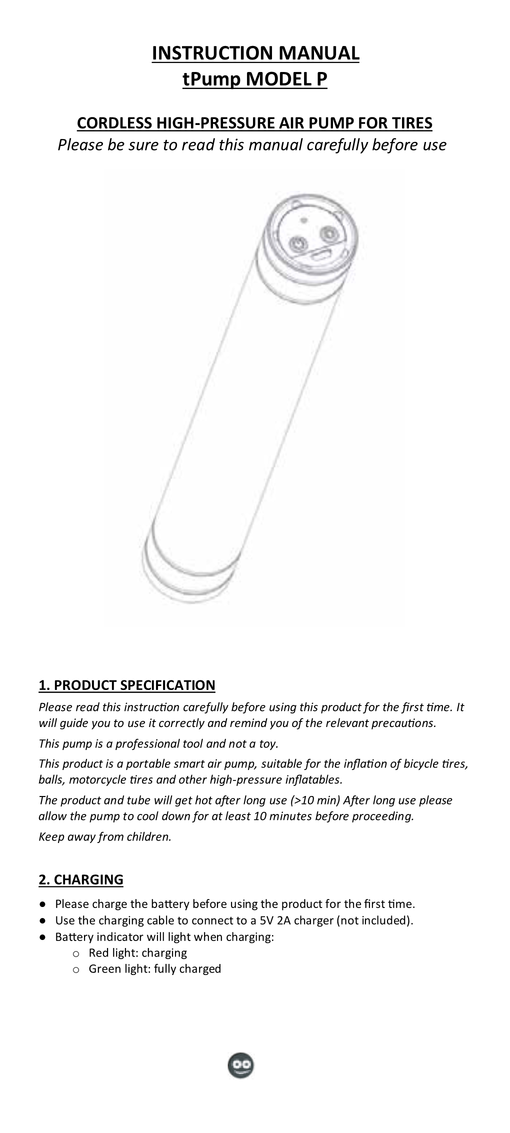 Coolado Tpump P Online Manual English