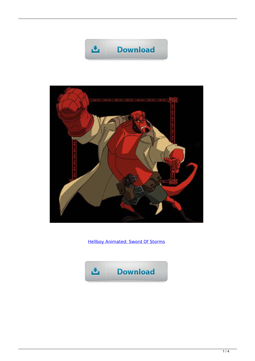 Hellboy Animated Sword of Storms Torrent