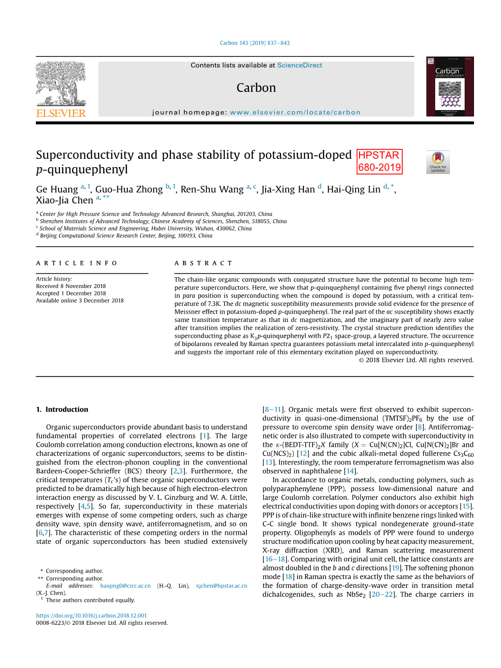 Superconductivity and Phase Stability of Potassium-Doped P-Quinquephenyl