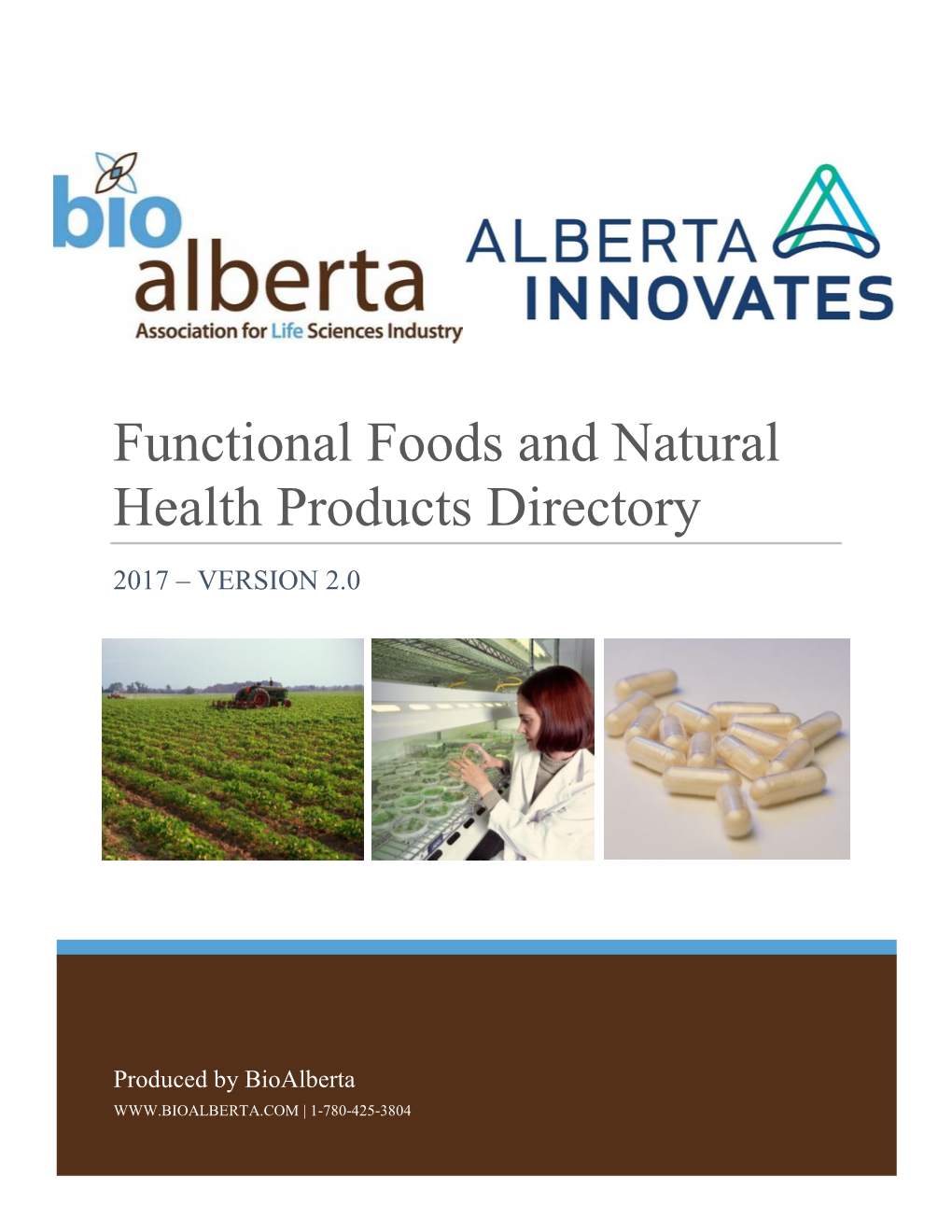 Functional Foods and Natural Health Products Directory