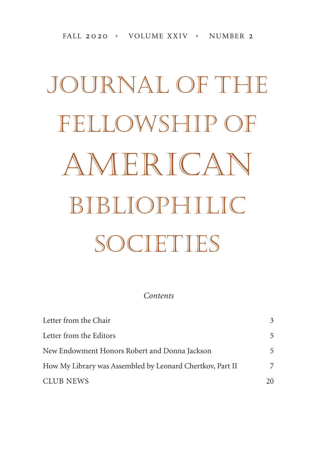 American Bibliophilic Societies