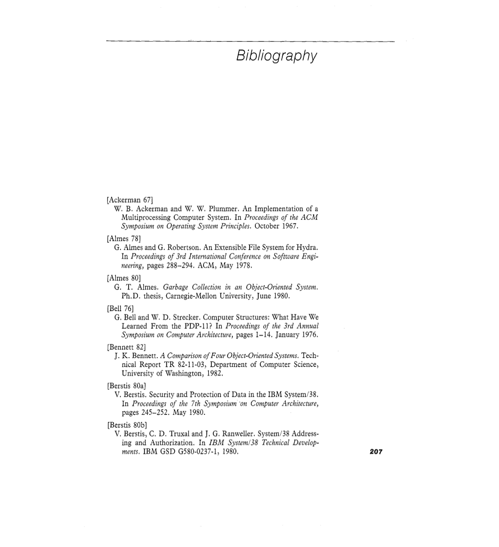 Bibliography