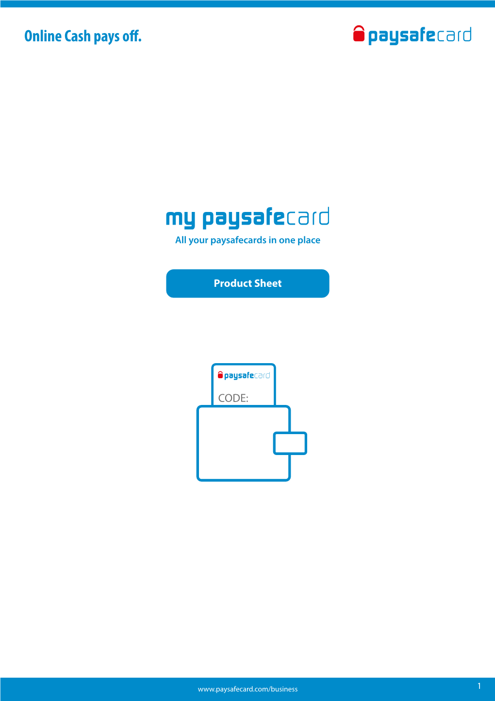 My-Paysafecard-Product-Sheet.Pdf