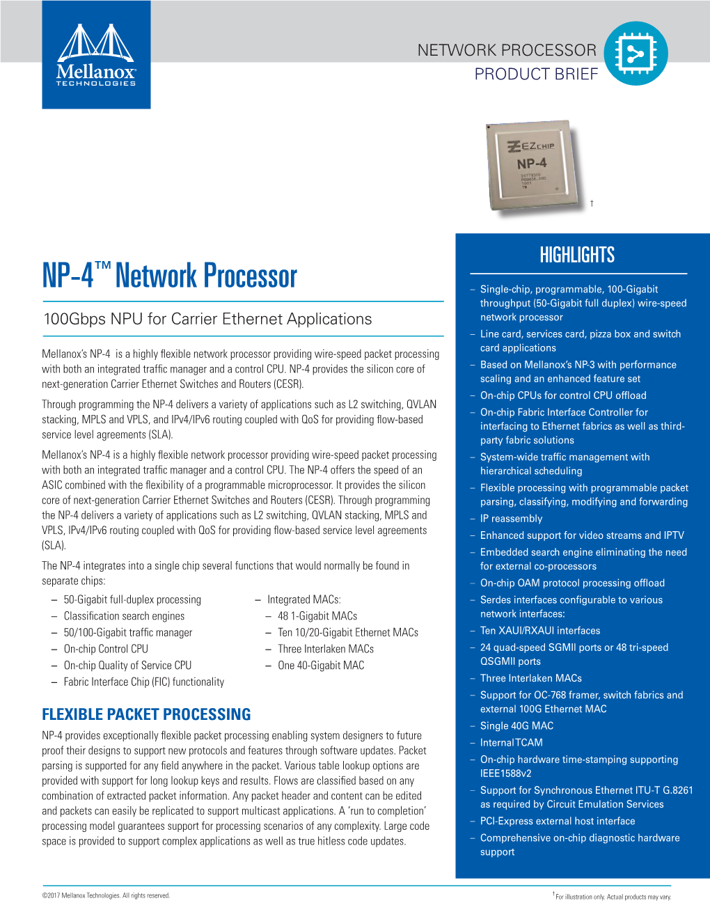 NP-4™ Network Processor