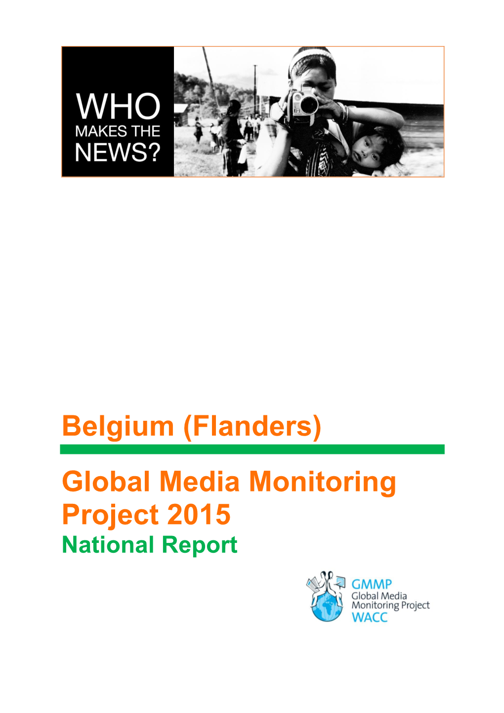 Belgium (Flanders) Global Media Monitoring Project 2015