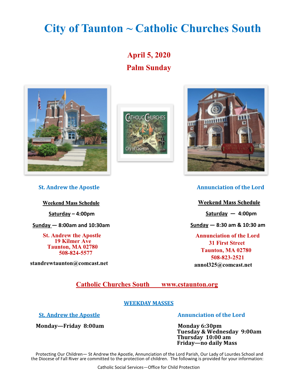 City of Taunton ~ Catholic Churches South