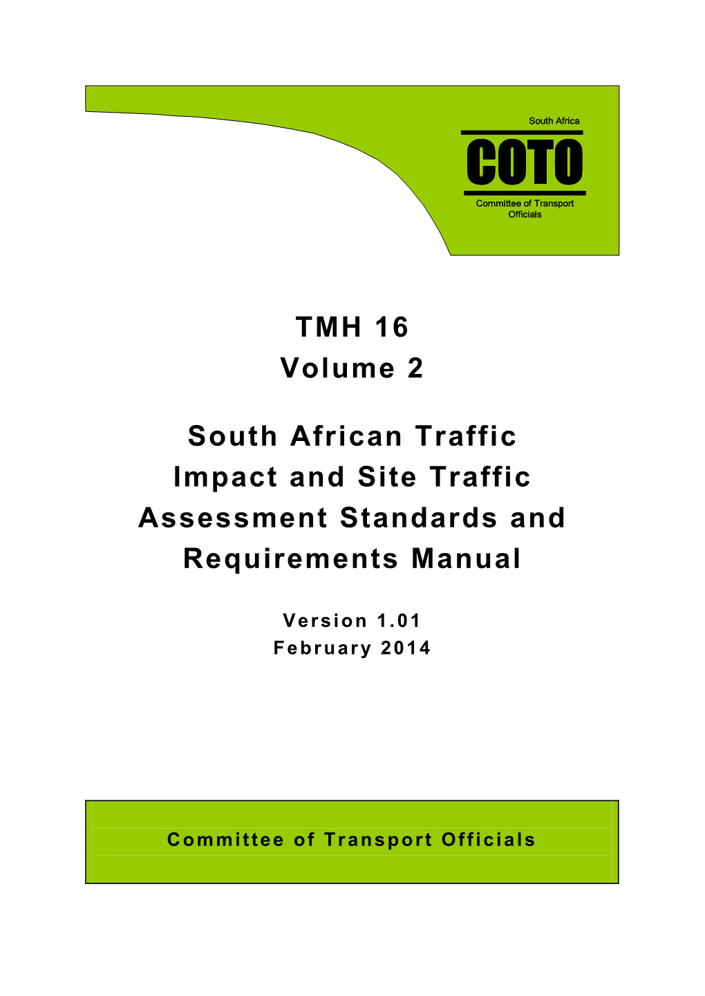 tmh-16-volume-2-south-african-traffic-impact-and-site-impact-assessment