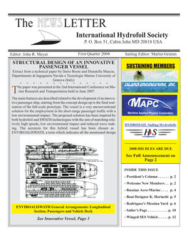 IHS Newsletter 2008