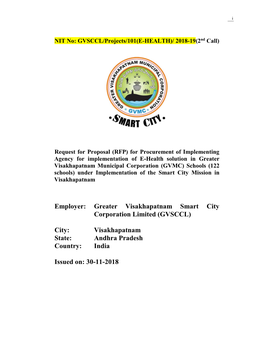 Greater Visakhapatnam Smart City Corporation Limited (GVSCCL)