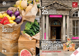 Edinburgh Doors Open Day 2015
