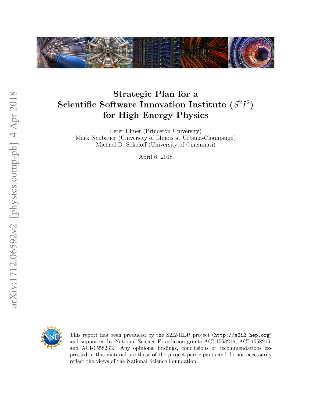 Strategic Plan for a Scientific Software Innovation Institute (S2I2) for High