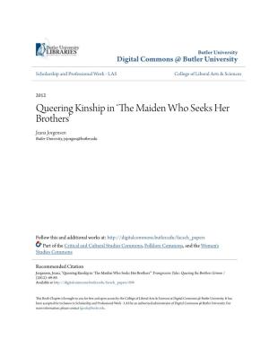 Queering Kinship in 'The Maiden Who Seeks Her Brothers'