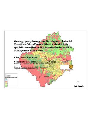 Geology, Geohydrology and Development