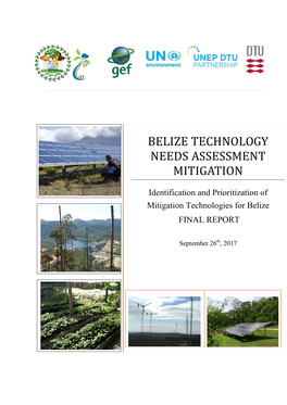 Belize Technology Needs Assessment Mitigation
