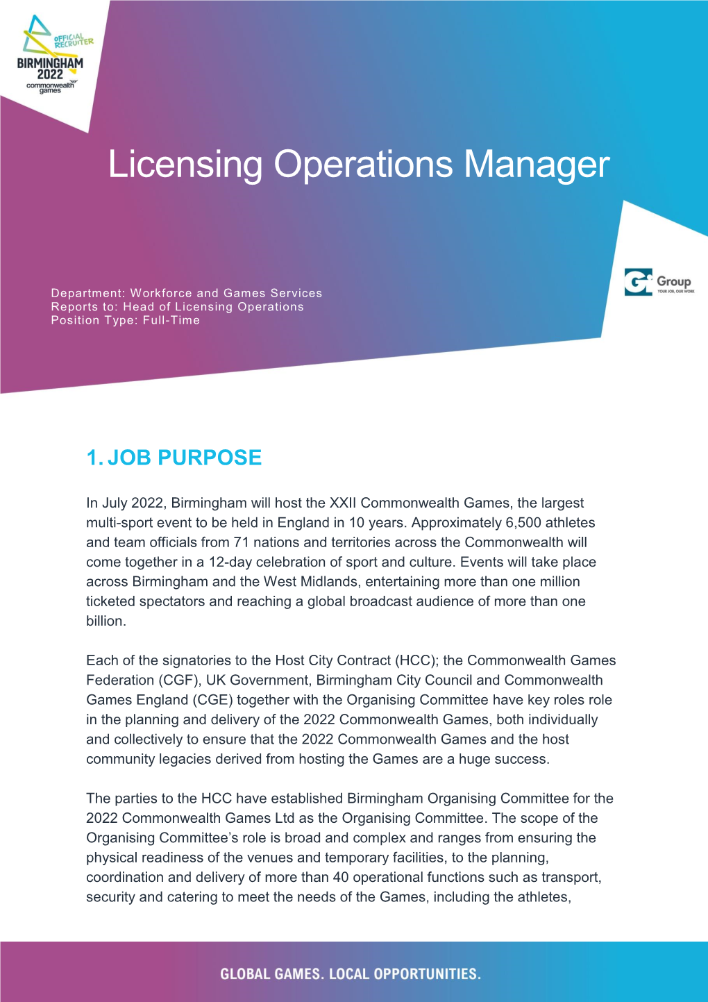 Licensing Operations Manager