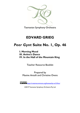 PDF Peer Gynt Suite No. 1, Op. 46