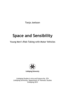 Space and Sensibility