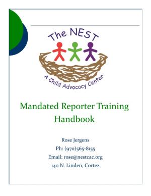 Mandated Reporter Training Handbook
