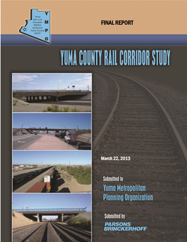 Yuma County Rail Corridor Study