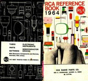 RCA REFERENCE BOOK R 1964 Frni