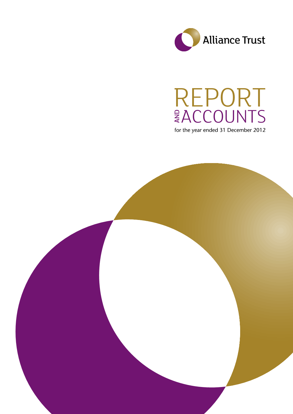 Alliance Trust PLC Report & Accounts 2 0