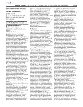 Federal Register/Vol. 76, No. 87/Thursday, May 5, 2011/Rules