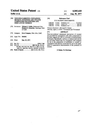 United States Patent [191 [L 1] 4,045,420 Softer Et A1