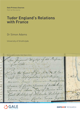 Tudor England's Relations with France