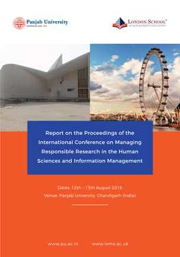 Managing Responsible Research in the Human Sciences and Information Management