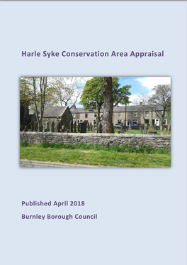 Harle Syke Conservation Area Appraisal