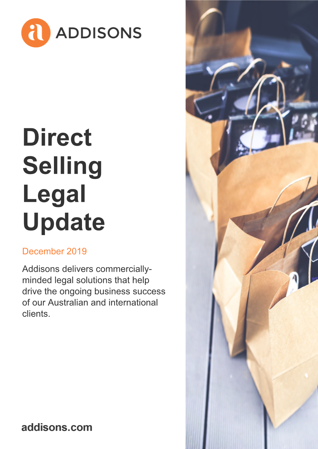 Direct Selling Legal Update