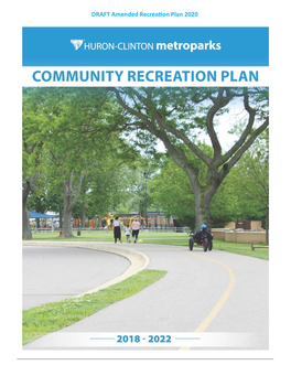 Huron-Clinton Metroparks Recreation Plan 2018-2022