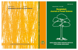 Influence of Pre-Sowing Treatments on Seed Germination and Seedling Growth of Calamus Latifolius Roxb. – an Important Rattan Species of Bangladesh 50-61 Md