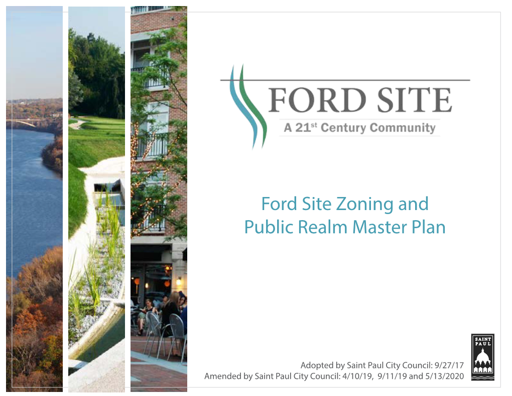 Ford Site Zoning and Public Realm Master Plan - DocsLib