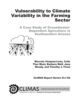Vulnerability to Climate Variability in the Farming Sector