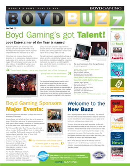 Boyd Gaming's Got Talent!